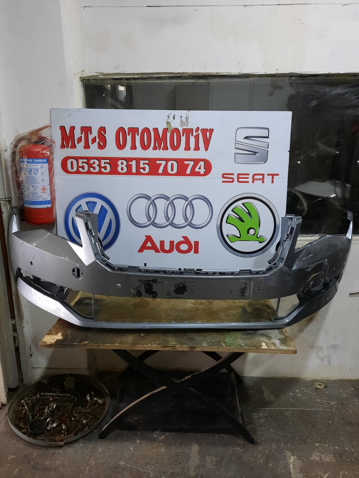 Skoda süperb ön tampon far yıkamasız 2015-2020